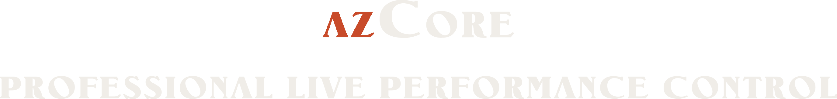 Professional Live Performance Control