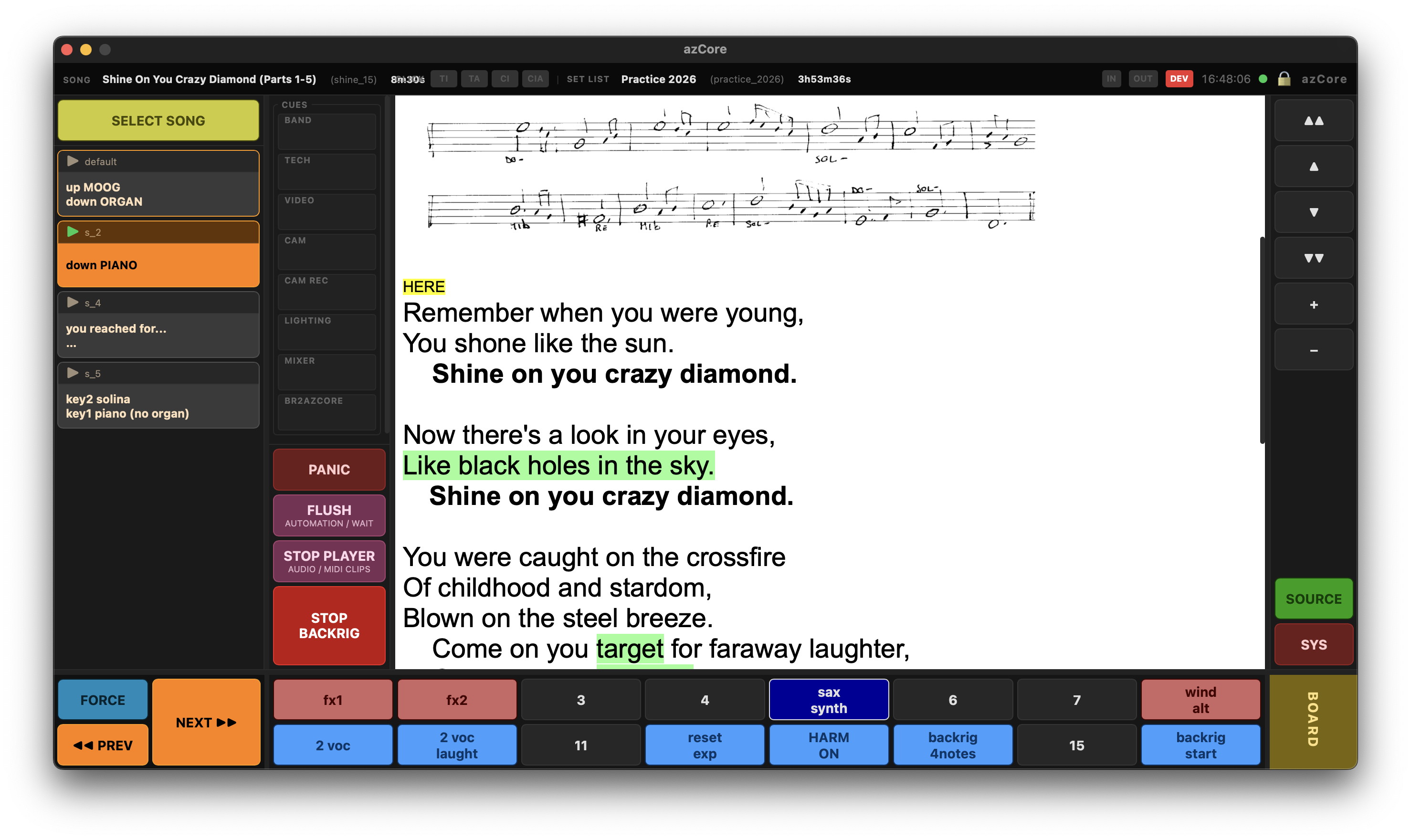 azCore — Shine On You Crazy Diamond